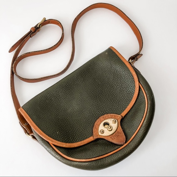 Dooney & Bourke Handbags - Rare Dooney & Bourke Leather Calvary Saddle Bag